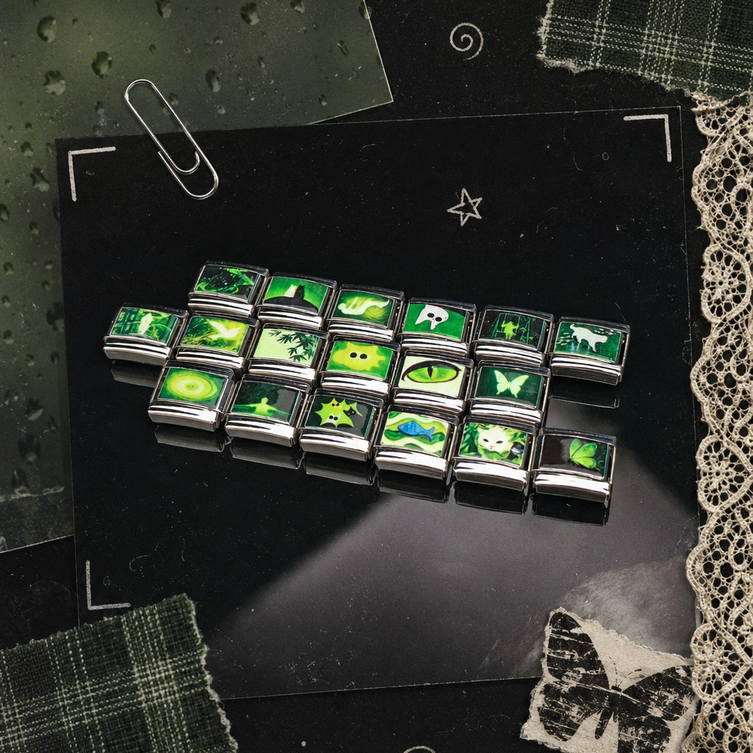 Green Lives Here Italian Charm Bracelet